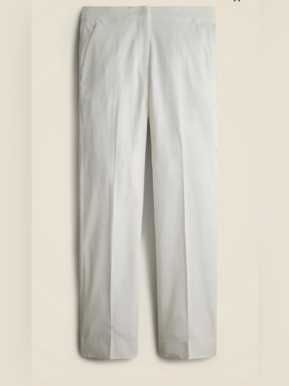 J Crew Kate straight-leg pant in bi-stretch cotton blend